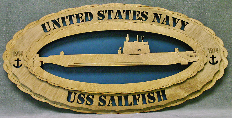 USS Sailfish Wall Tribute